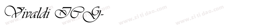 Vivaldi ICG字体转换
